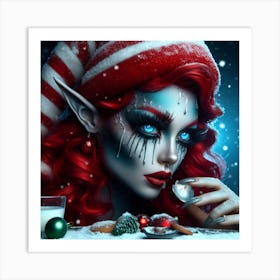 Elf On The Shelf Art Print