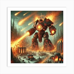 Vulkaris Molten Strike Iron Commonwealth Art Print