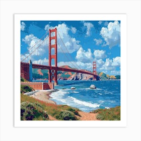 Golden Gate Bridge 1 Art Print