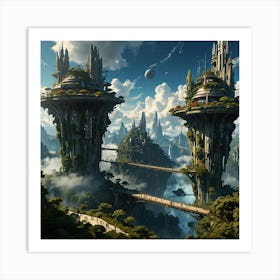 City In The Sky 6 Art Print