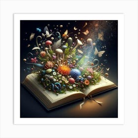 Book Of Magic 1 Art Print