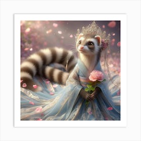 Chinese Raccoon 1 Art Print