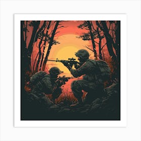 U.S. Soldiers Art Print