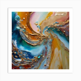 Abstract Painting 4 Art Print