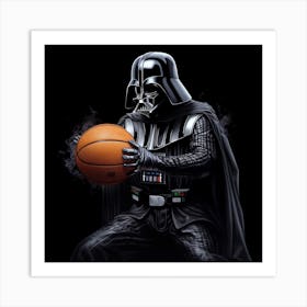 Sauceboss0283 Darth Vader Shooting A Basketball Detailed De43854d 3948 4283 A54f 15fe4096ef2d Art Print