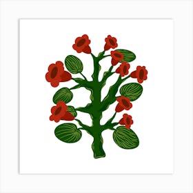 Cactus Flower Art Print