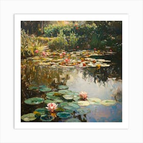 Lily Pond Art Print