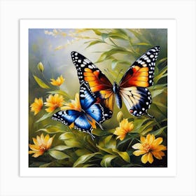 Butterfly Painting 53 Art Print