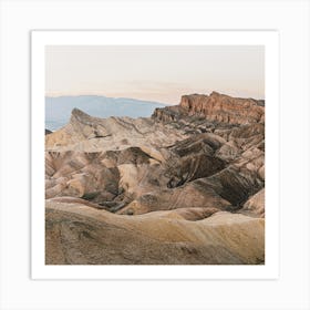 Zabriskie Point Mountain Art Print