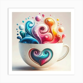 Tea Art 359 Art Print