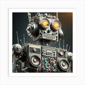 Digital Robot19 Art Print