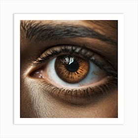 Brown Eye Art Print