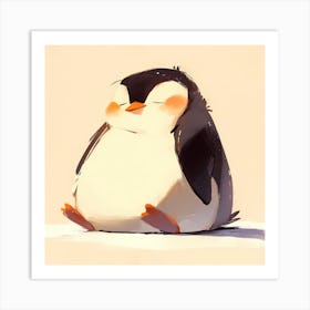 Cute Penguin Art Print