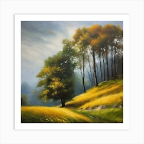 Landscape Painting 241 Art Print