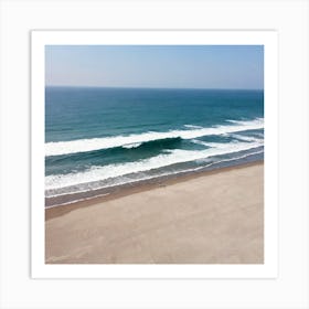 aerial view ofbeach 3 Art Print