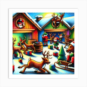 Super Kids Creativity:Santa'S Workshop 1 Art Print