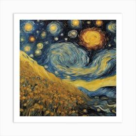 Starry Night 5 Art Print