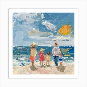 Summer Beach Series 1 Art Print