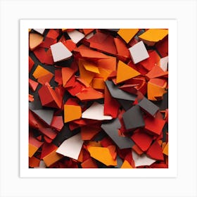 Abstract 3d Background Art Print