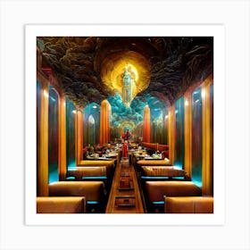 The halls Art Print