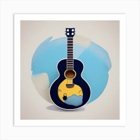 Acoustic Guitar Art Print
