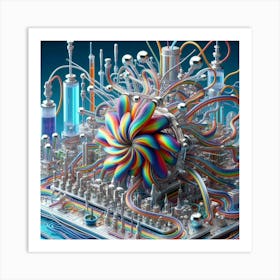 DMT ai art 015 Art Print