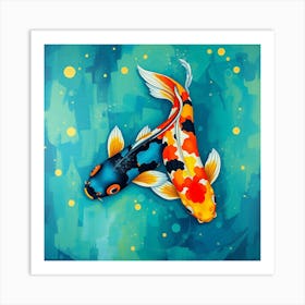 Koi Fish Painting 1 Art Print