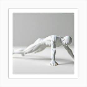 Man Doing Push Ups 1 Art Print