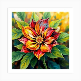 Dahlia 3 Art Print