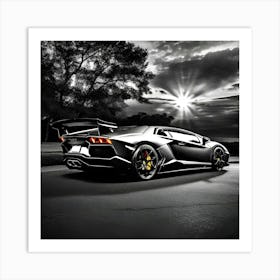 Lamborghini 87 Art Print