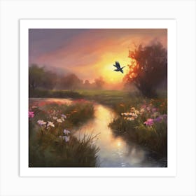 Bird In The Sky 2 Art Print