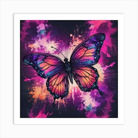 Butterfly Painting 314 Art Print