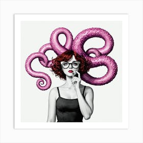 Octopus Head 2 Art Print