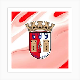 S.C. Braga Logo Wall Art 3 Art Print