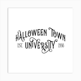 Halloween Town University. Halloween, Halloween gift, scary gift, Halloween party, Halloween design, Halloween painting.17 Art Print Art Print