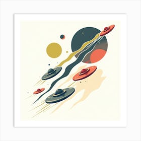 Spaceships Art Print