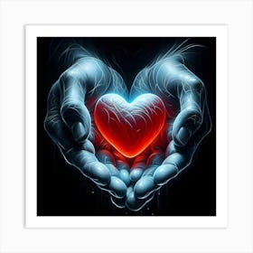 Heart Of Love 10 Art Print