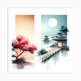 Japanese Painting 1 Art Print