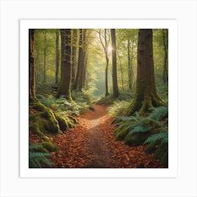 Green Forest Art Print