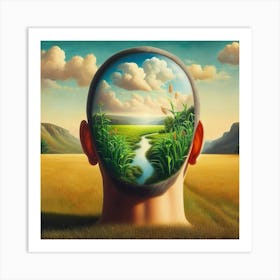 Landscape In The Head Art Print