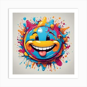 Smiley Face 6 Art Print