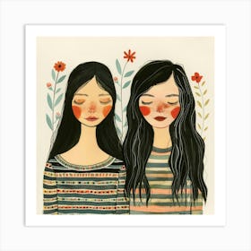 Two Friends 1 Art Print