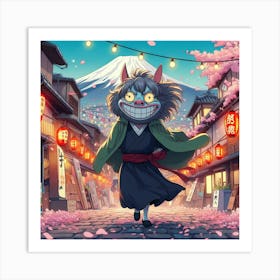 Japanese Demon Art Print