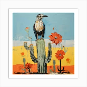 Cactus Bird Art Print