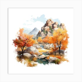 Autumn Landscape 10 Art Print