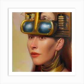 Robot Girl 9 Art Print