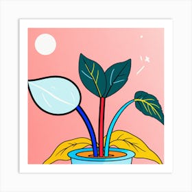 Potted Plant 1 Art Print