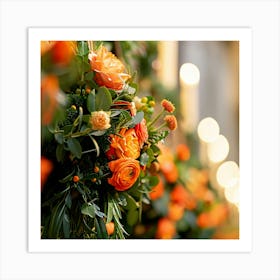 Festive Easter Decorations In A Church Editorial Photography Art Print