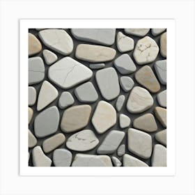 Stone Wall 54 Art Print