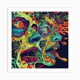 Psychedelic Art 5 Art Print